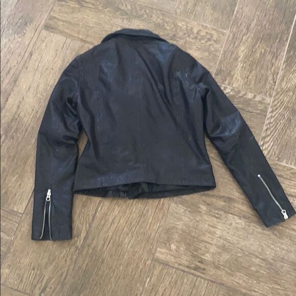 Madewell washed leather Moto jacket - Picture 8 of 8